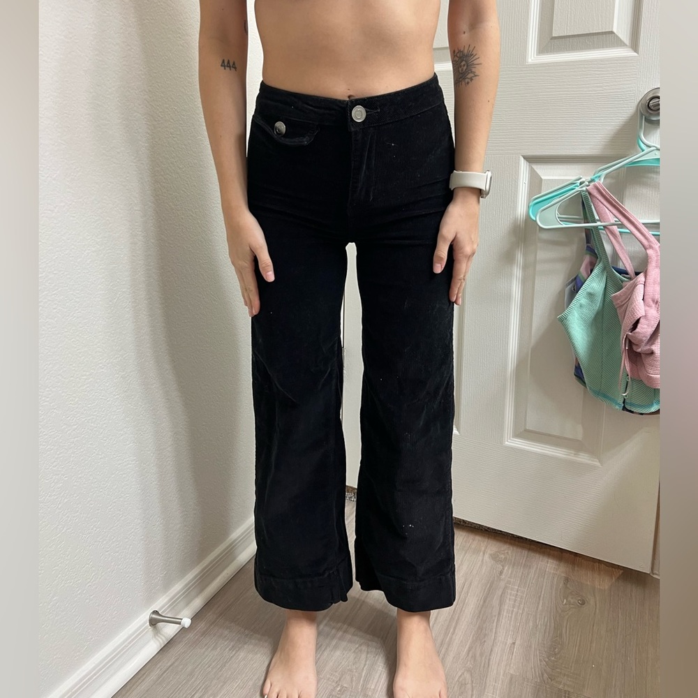 Corduroy GB cropped pants